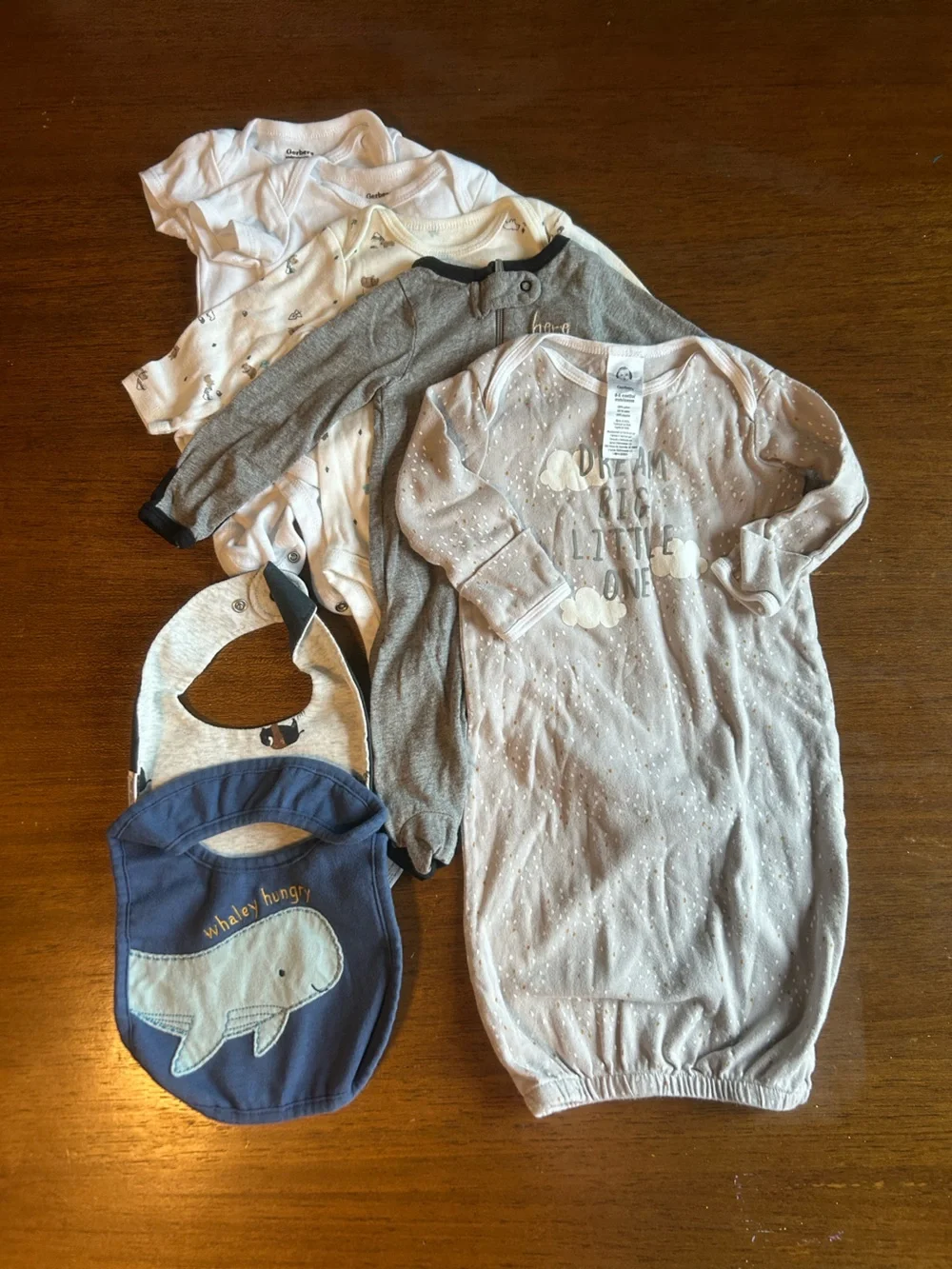 Baby Boy Bodysuit + Bib Bundle, 0-6 Mos